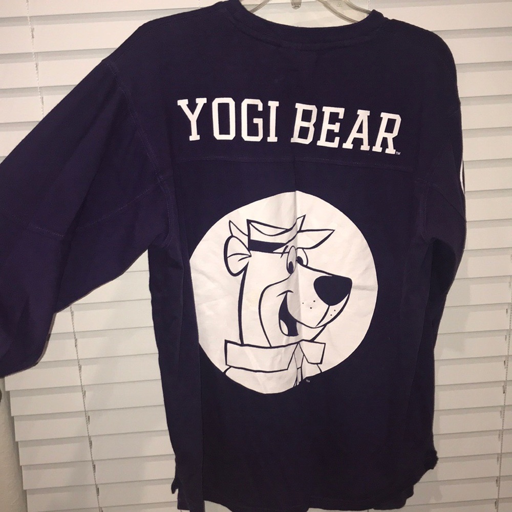 Long Sleeve Purple Yogi Bear Shirt